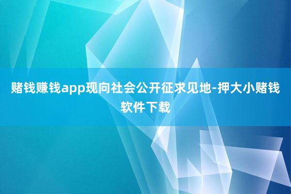 赌钱赚钱app现向社会公开征求见地-押大小赌钱软件下载