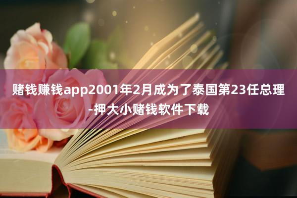赌钱赚钱app2001年2月成为了泰国第23任总理-押大小赌钱软件下载