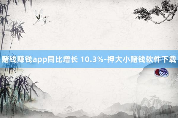 赌钱赚钱app同比增长 10.3%-押大小赌钱软件下载