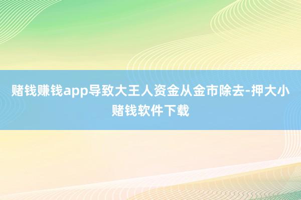 赌钱赚钱app导致大王人资金从金市除去-押大小赌钱软件下载