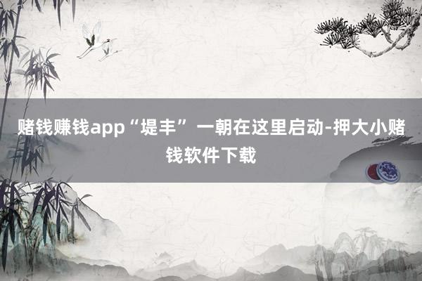 赌钱赚钱app“堤丰” 一朝在这里启动-押大小赌钱软件下载